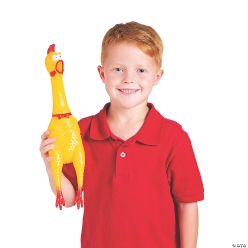 Classic Rubber Chickens - 6Pk